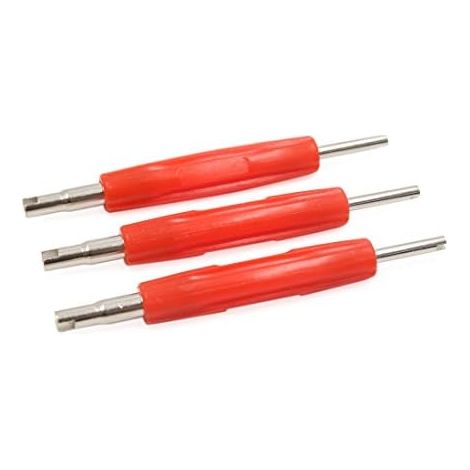 3pcs deux voies pour véhicules de pneus valve pneu base Remover Réparation d'outils -