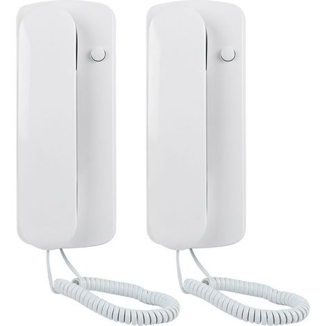 Kabelgebundene Türsprechanlage mit Gegensprechfunktion – Audio-Gegensprechanlage für Villen, Häuser und Büros (ohne visuelle Übertragung). (1/5)