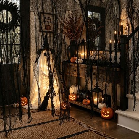 Decorative fabric for Halloween, 2 x 5 m, horror gauze for accessories (1/5)