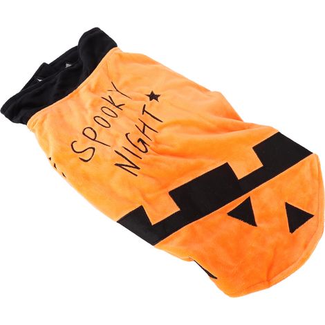 Déguisement pour animaux de compagnie lavable en machine, en polyester, avec motif chauve-souris, idéal pour les fêtes d'Halloween (XXL). (1/5)