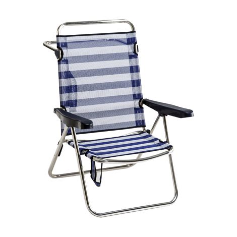 Silla playa 671-alf reclinable aluminio fibreline alco (1/2)