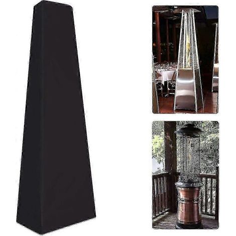 Housse de protection robuste et imperméable de 87 cm pour chauffage de terrasse pyramidal/triangulaire de jardin. (1/3)