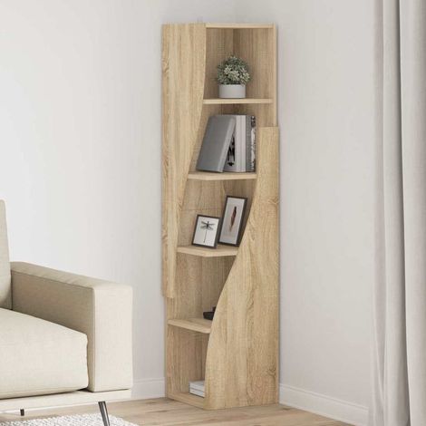 Eckschrank Sonoma-Eiche 32x32x140cm Holzwerkstoff
