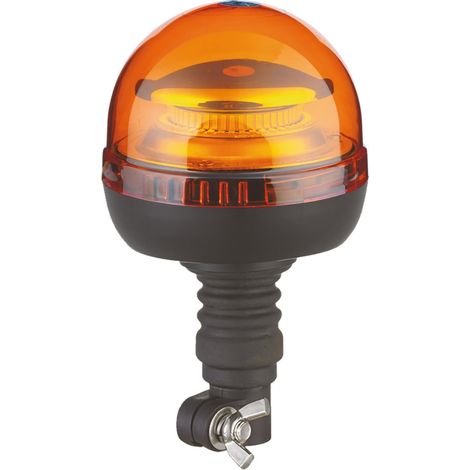 Zugelassenes LED-Rundumlicht auf Rohrsteckfuß – 12/24 V – Art.-Nr. 258161 – Für Einsatzfahrzeuge und Baustellen (1/4)