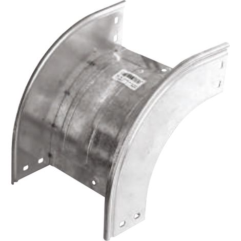 Curva discesa 90 passerella portacavi acciaio zincato sati cd90 s5 h80 b100 1141652