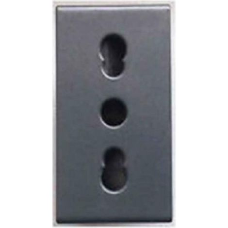 Ave presa standard francese 10/16a noir alveoli schermati 2p&43t (1/7)