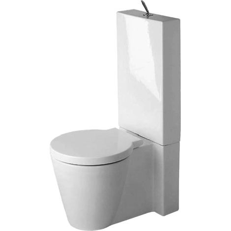 Duravit Starck 1 - Stand-WC, 42cm x39cm x64 cm, Weiß - Schale 0233090064 (1/5)