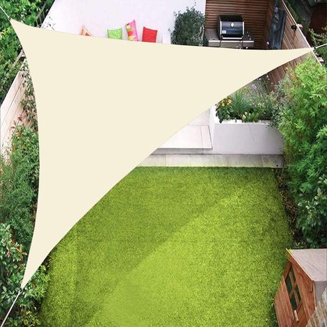 Voile d’Omrage Triangulaire, Protection UV à 98 %, Idéale pour Terrasse, Pelouse, Jardin et Cour Extérieure. (1/5)