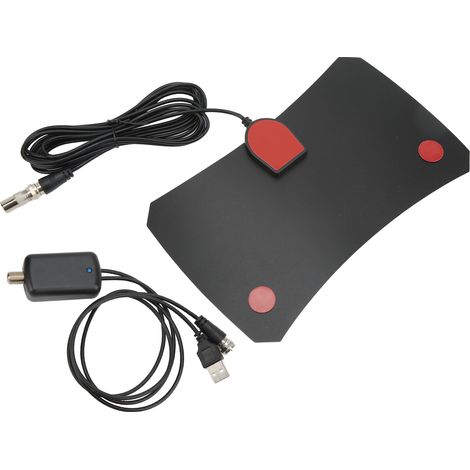 Antenne TV numérique KJ-037 25DBI haut gain grande portée 980 miles HD 1080P 720P ATSC avec amplificateur colle (1/5)