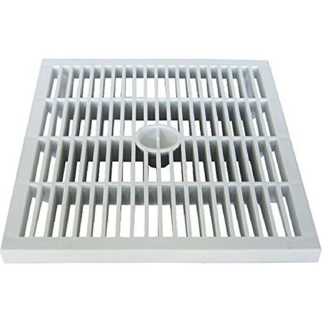 Coperchio a griglia per pozzetto monolitico in polipropilene con maglia antitacco -20 x 20 cm