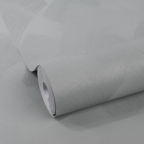 Vliestapete - Basic stuc Grau Grun - 10m x 52cm (1/3)
