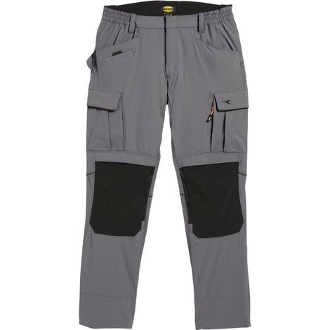 Pantalon de travail avec poches genouillères TECH PERFORMANCE Diadora Gris S. (1/5)