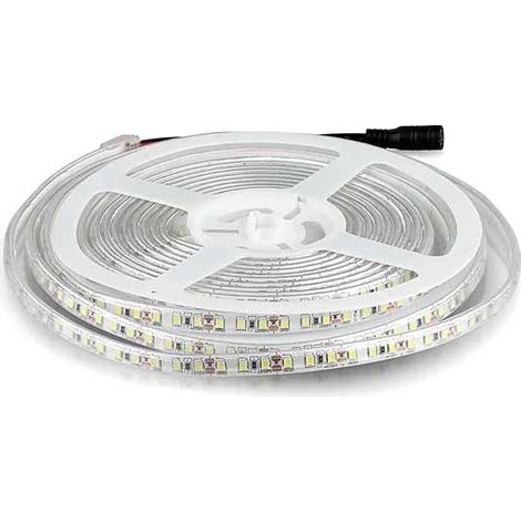 V-TAC LED-Streifen SMD 8W/m 5m 120 LED/m 12V Naturweiß IP65 9,2mm