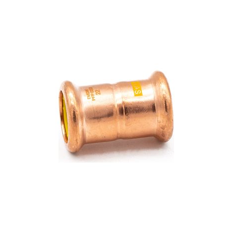 PrimaPress 22mm Copper Press Fitting Coupler for Gas & Water (1/2)