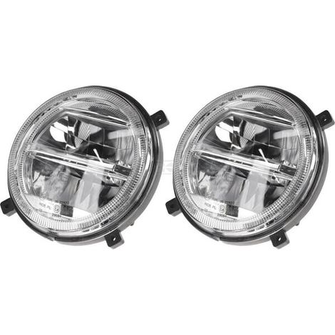 Faros LED'22/21 W redondos'9-36 V di谩metro140 mm luz alta/luz baja conector H4 par MASSEY FERGUSON LA80055 (1/5)