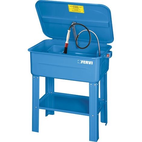 TEILEWASCHGERÄT 75L MIT PUMPE WASCHGERÄT WANNE WASCHMASCHINE FERVI 0038