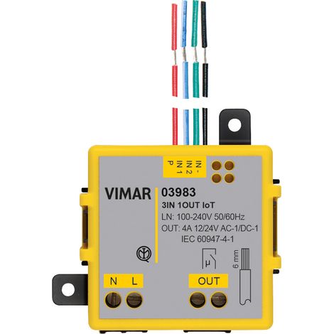 VIMAR - 03983 Modulo 3in 1out connesso IoT