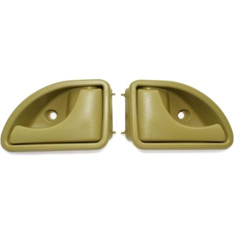 Poignée de porte intérieure avant gauche et droite compatible avec Renault Kangoo I 1997-2007 Twingo I 1993-2007 - Type A Jaune à gauche et à droite (1/3)
