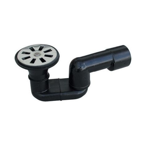5 x SIFONE DOCCIA PEHD NERO SALDABILE CON USCITA DIAM.40  VALSIR Misura: Ingr. 80