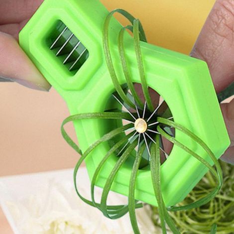 Coupe-oignons en acier inoxydable 19 g,Coupe-oignons verts avec poignée sre,Inoxydable polyvalent pour herbes,Outil de cuisine (1/5)