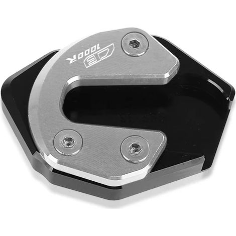 (CB1000R ARGENT) Compatible avec HONDA CB1000R CB 1000R 2018 2019 2020 2021 2022 2023 - Béquille latérale CNC - Extension de béquille - Plaque de support maxpower (1/4)
