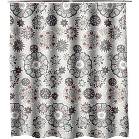 Tenda da doccia in poliestere - 220x200 cm - Altamente assorbente - Traspirante - Asciugatura rapida - Resistente (1/4)