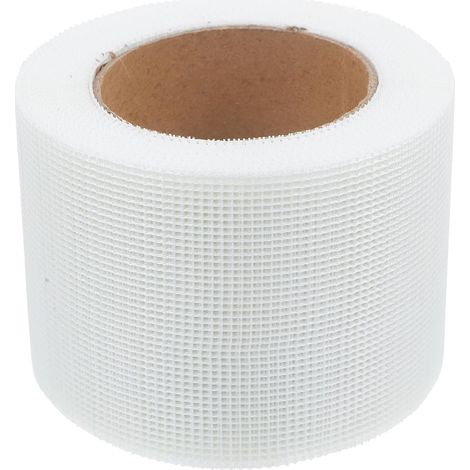 Ruban Adhésif 10cm X 25 M pour Cloisons Sèches en Fibre de Verre Ruban Anti fissure pour Plâtre Auto adhésif, Patching Domestique, pour Drywall (1/5)