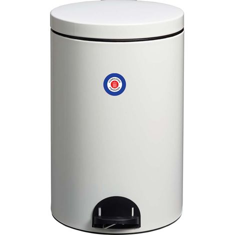 Poubelle de cuisine à pédale 20L Fabriqué en France - ELORA ROSSIGNOL (1/5)