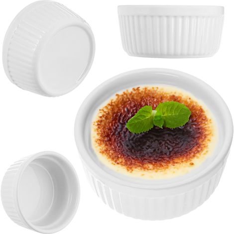 Fuente para horno, porcelana resistente al calor, fácil de limpiar, BLANCA (1/5)