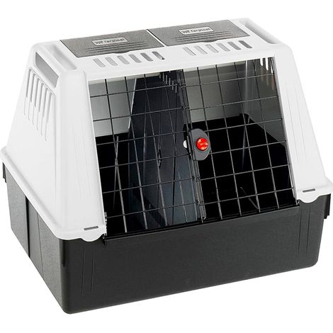 Panier Chien Voiture, Car Scenic 80 SE, Compartiments de Rangement, Double Porte Coulissante L 82 x W 51 x H 61 cm – Max 20 kg (1/5)