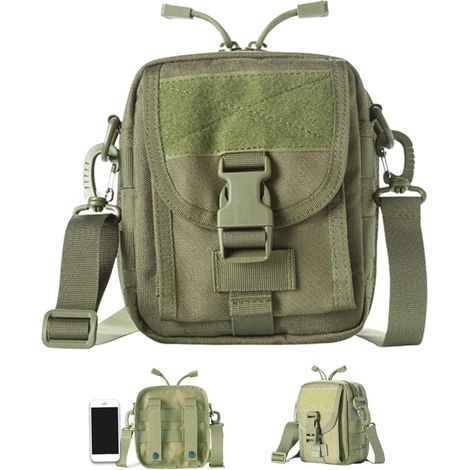 Beutel für Männer Kleiner EDC EMT -Utility -Beutel mit Kartenhülsenmodular -Werkzeugbeutel für Gadget, Dienstprogramm, Handy
