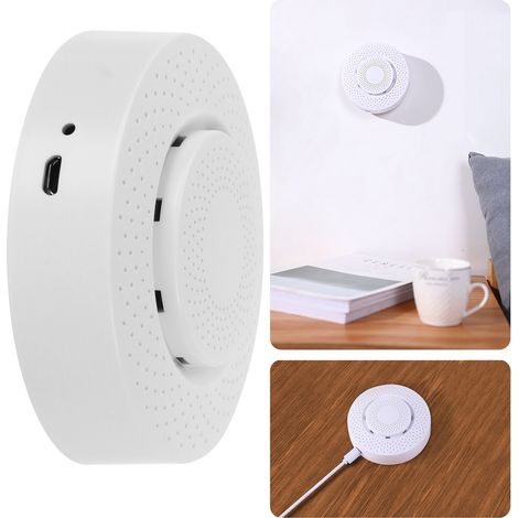 Boîtier intelligent Wi-Fi pour la qualité de l'air : testeur de formaldéhyde, COV et dioxyde de carbone, capteur d'humidité et de température, 5 V. (1/5)