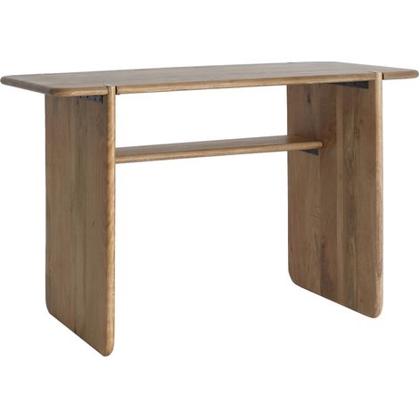 Bureau nordique en bois de manguier - marron clair (1/5)