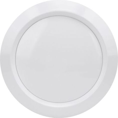 Runde Lüftungsabdeckung, 8 Zoll (ca. 20 cm), weißer Kunststoff, einstellbarer Luftstrom, Wand-/Deckenmontage, 200 mm, für Badezimmer und Wohnzimmer (1/5)