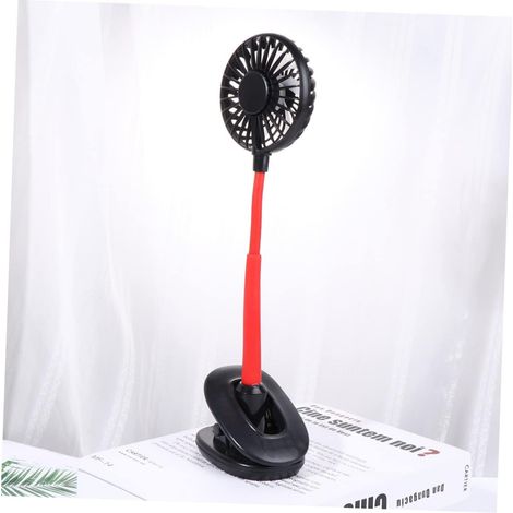 Ventilateur pince USB avec lampe LED, ventilateur multifonction bureau maison (1/5)
