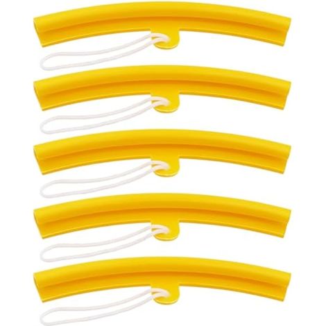 Lot de 5 protections de jante pour montage des pneus de 20 cm, protection des jantes de 20 cm, protection des bords de jante pour changement de roue, voiture, moto, vélo, convient pour tous (1/5)