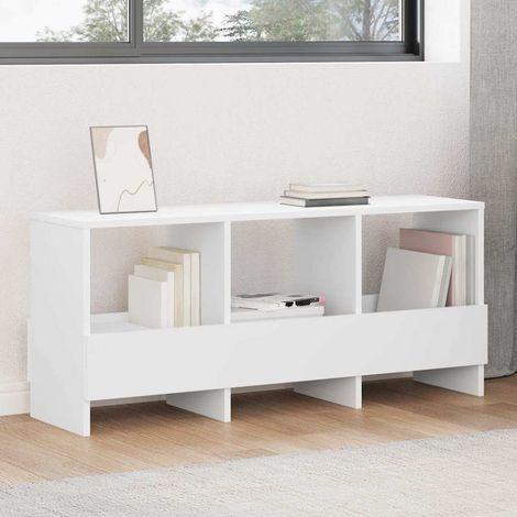 Magazinregal Weiß 102 x 30 x 45 cm