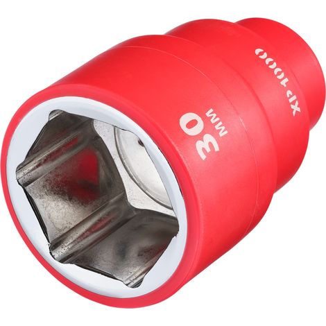 Draper 18045 XP1000 VDE Socket, 1/2"" Sq. Dr., 30mm (1/2)