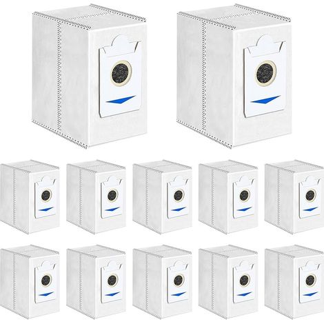 FOREHILL 12 sacchetti per Ecovacs DEEBOT T30 Pro Omni, accessori per aspirapolvere robot T30 Omni, sacchetti per la polvere di ricambio di grande capacità da 3,4 l (1/5)
