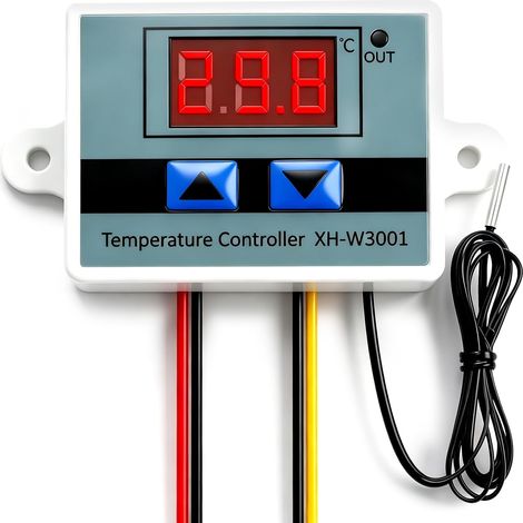 Régulateur de température numérique, interrupteur thermostatique avec sonde (1/5)