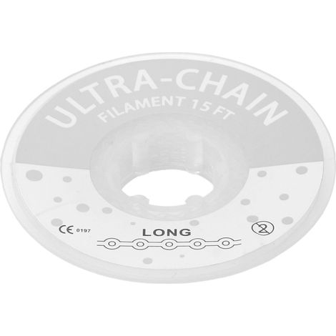 Élastique orthodontique transparent et flexible pour appareil dentaire - LONG (1/5)