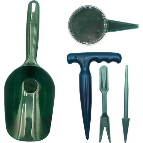 Ensemble plantoir et élargisseur de semis – Semoir manuel multifonction 5 outils de plantation portables, avec caractéristiques : Manuel, Table, Outil, Portable