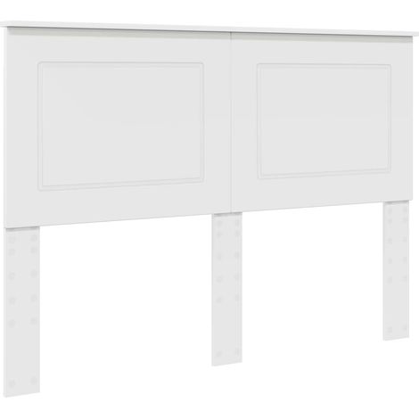Vidaxl – Tête de lit blanche 100 cm en bois d’ingénierie – Design mural – Hauteur réglable – Gain de place pour chambre moderne (1/5)