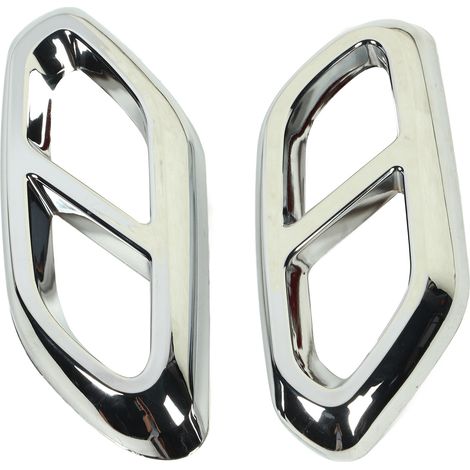 1 paire de couvercles de silencieux d'échappement décoratifs, Protection solide, remplacement de voiture pour Benz classe GLC X254 AMG Line argent. (1/5)