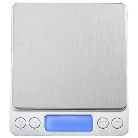 Balance électronique de cuisine Balance de cuisine numérique mini poche en acier inoxydable, précision for la bijouterie, électronique(3kg/0.1g USB) (1/4)