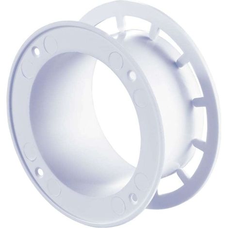 Tubulure de raccordement Ø 125 mm blanc Ø ext. 157