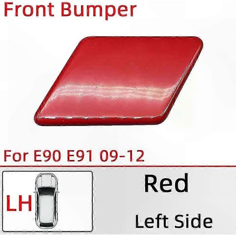 Cache-gicleur de lave-phare pour BMW E90 E91 LCI 2005-2012, accessoire de garniture peinte (09 Rouge LH) (1/5)