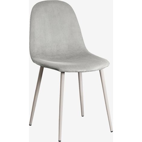 Set di 4 sedie da pranzo Glamm SKLUM         Grigio Talpa Chiaro   