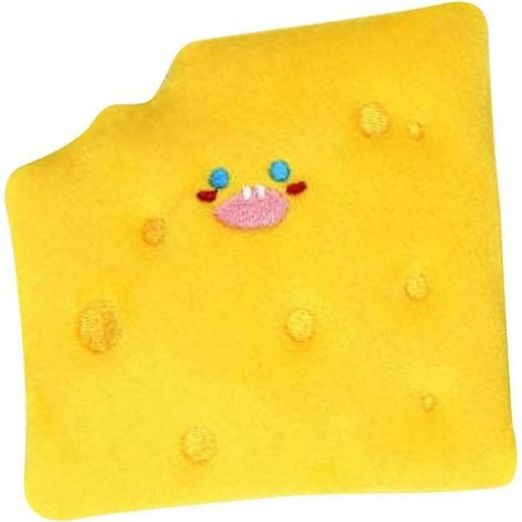 Un petit chiot tout doux et moelleux, en forme de fromage, qui émet un petit couinement. (1/5)