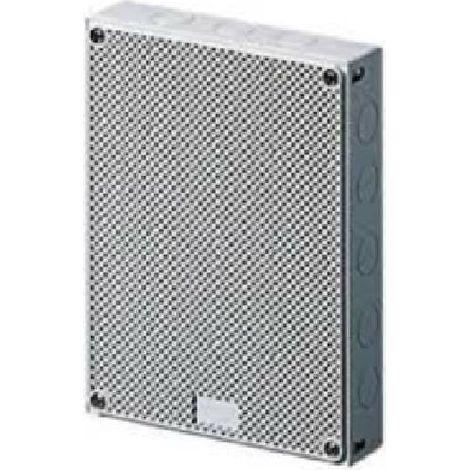 Panneau de commande Gewiss avec porte réversible alvéolaire blanc GW42009